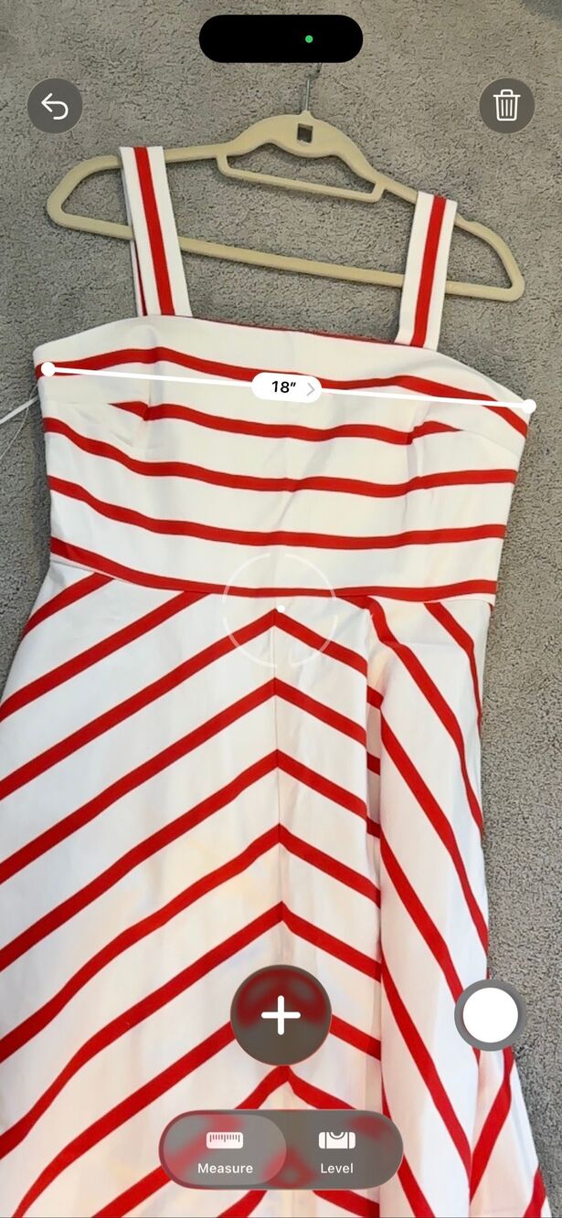 NWT Draper James Red & White Stripe Fit & Flare Coastal Sundress, Zoe dress sz 8 - Picture 9 of 10
